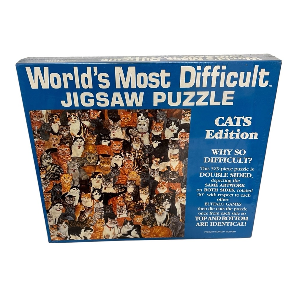 Cat Lady CATS Edition World’s Most Difficult Puzzle New in Box